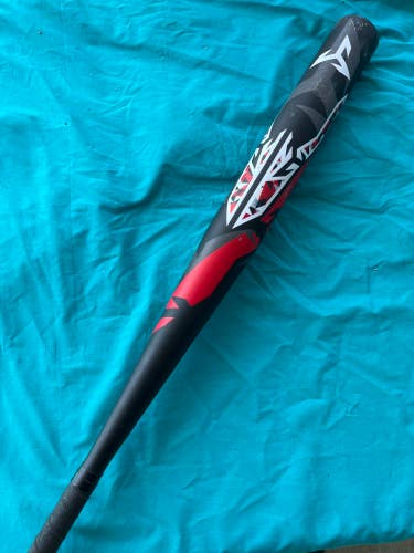 Black Used 2022 DeMarini Ultimate Weapon Bat (-8.5) Alloy 25 oz 33.5"