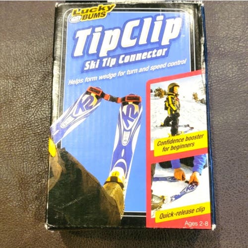 Tip Clip Kids Ski Clips for Downhill Skis