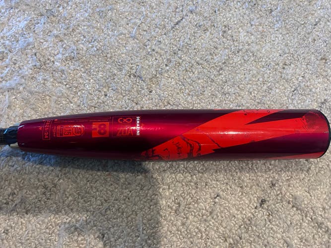 Used 2024 DeMarini Zoa USSSA Certified Bat (-8) 21 oz 29"