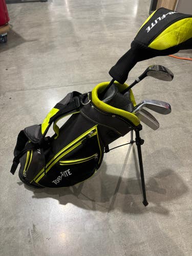 Used Top Flite Junior Clubs (Full Set) Right Handed Junior Flex 5 Pieces