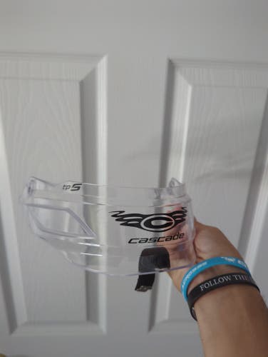 New Cascade goalie throat gaurd