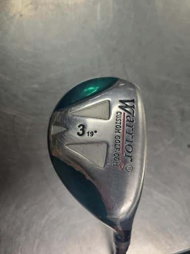 Used Warrior Hybrid 3 Hybrid Regular Flex Graphite Shaft Hybrid Clubs