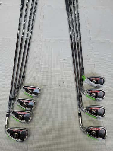 Used Taylormade Burner Plus 4i-sw Stiff Flex Steel Shaft Iron Sets