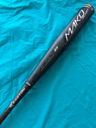 Used 2017 Easton Mako Beast Bat BBCOR Certified (-3) Composite 30 oz 33"