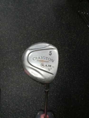 Used Ram Craigton 5 Wood Graphite Senior Golf Fairway Woods