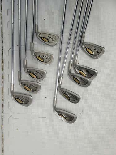 Used Ping I3 3-sw Uw 3i-sw Regular Flex Steel Shaft Iron Sets