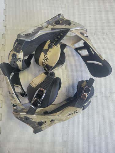 Used Burton Mission Bindings M L Men's Snowboard Bindings