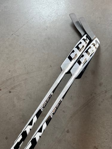 2 PACK NCAA New CCM Regular Eflex 5 PROlite 25” Goalie Stick Senior Pro Stock