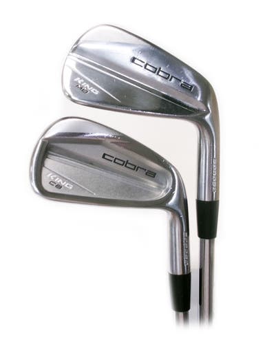 2023 Cobra King CB/MB Forged 5-PW Iron Set Steel KBS $-Taper 120 Stiff Flex