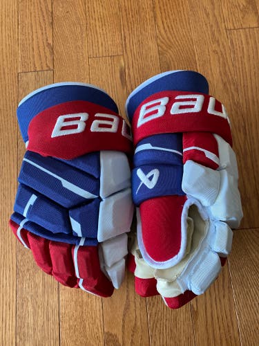 Bauer Mach Montreal Canadiens Pro Stock Gloves 13”