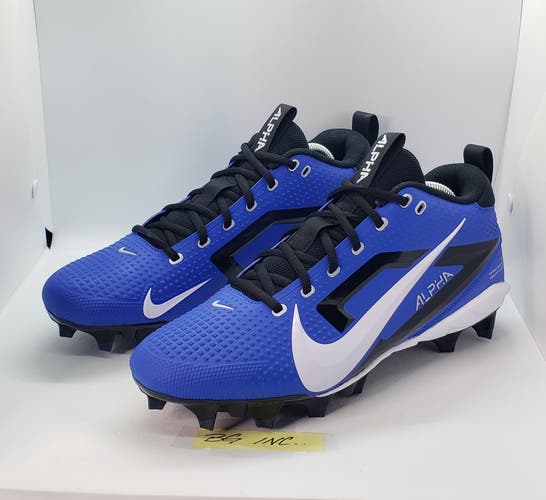 Nike Alpha Menace 4 Varsity Royal Blue Football Cleats Men's sz 10 / FN0027-400