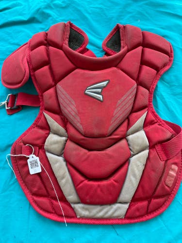 Red Used Youth Easton Catcher's Chest Protector