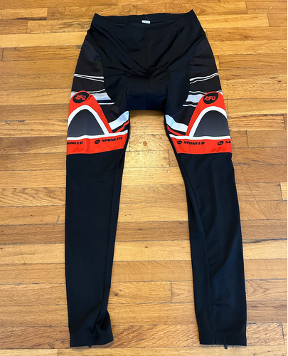 Black Large Adult Men's Cycling Pants