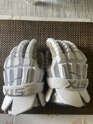 Used  STX Medium Surgeon RZR Lacrosse Gloves