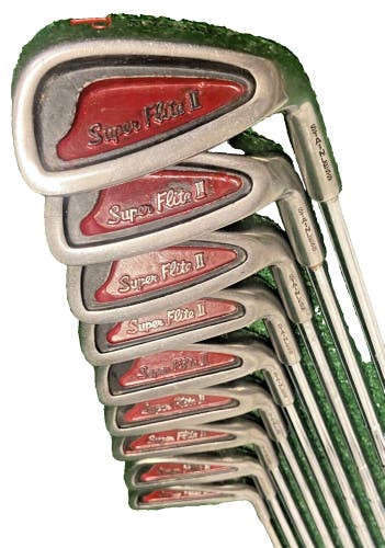 Spalding Super Flite II Iron Set 2-PW RH Accu-Flex KN300 Regular Steel 5i 37.5"