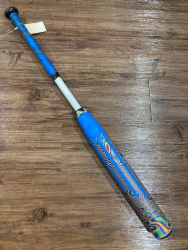 Blue Used 2021 DeMarini Prism Bat (-10) Composite 22 oz 32"