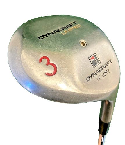 Dynacraft Golf Limited 3 Wood 14* RH Men's Senior Flex Steel 42" Good Jumbo Grip