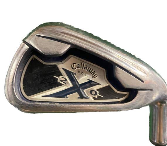 Callaway Golf X-20 6 Iron RH Men's Stiff Steel 37" Great Factory Grip Nice Club