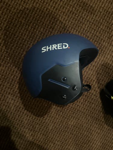 Used Large Men's Shred Basher Helmet FIS Legal