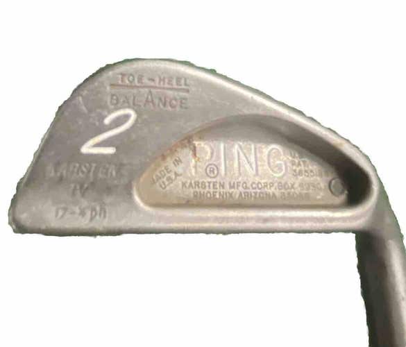 Ping Golf Karsten IV 2 Iron Black Dot RH Men's Stiff Steel 40" Arthritic Grip