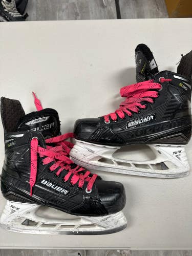 Used Intermediate Bauer Supreme S36 Hockey Skates Regular Width 6