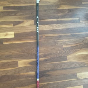 Used Intermediate CCM Left Hand P28 RibCor Trigger 8 Pro Hockey Stick