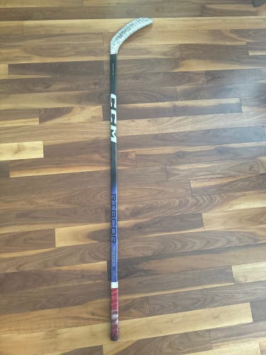 Used Intermediate CCM Left Hand P28 RibCor Trigger 8 Pro Hockey Stick