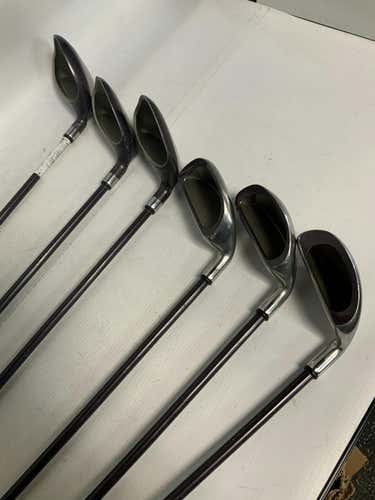 Used Callaway Ges 6 Piece Ladies Flex Graphite Shaft Women's Club Sets