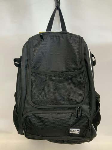 Used Capslock Black Backpack Baseball And Softball Equipment Bags