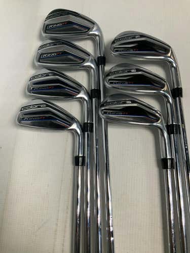 Used Cobra King F7 One Length 4i-pw Stiff Flex Steel Shaft Iron Sets