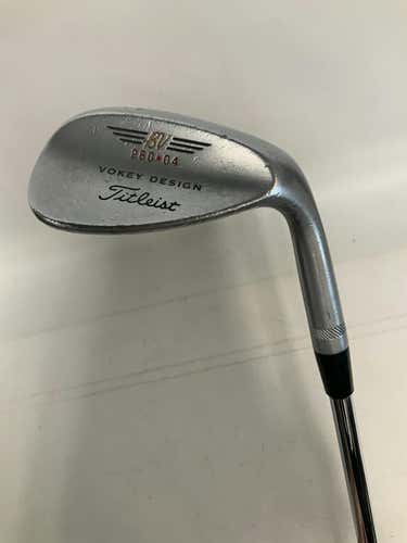 Used Titleist Bv Vokey 60-04 Lob Wedge Regular Flex Steel Shaft Wedges