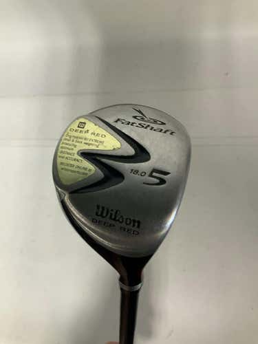 Used Wilson Deep Red 5 Wood Regular Flex Graphite Shaft Fairway Woods