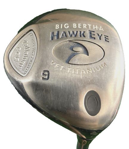 Callaway Big Bertha Hawk Eye VFT 9 Wood 25* 50g Ladies Graphite 40" RH New Grip