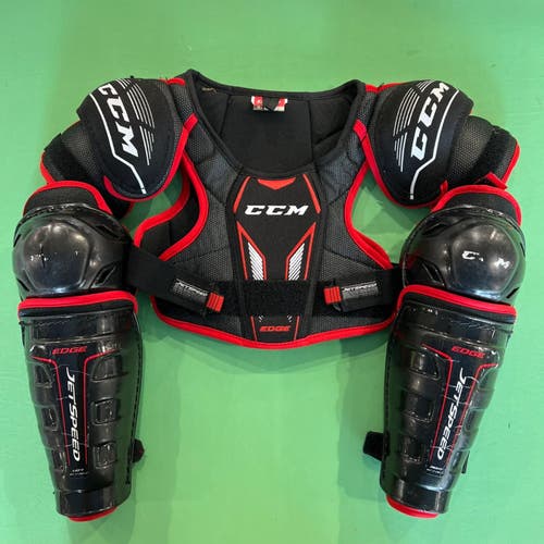 Used Youth CCM Edge Shoulder Pads/Shins