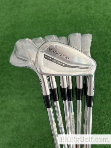 NEW Cobra Forged Tec X ‘23 Iron Set 5-G / KBS Tour Lite Regular