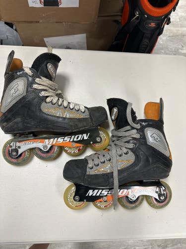 Used Senior Mission Inline Skates Regular Width Size 11