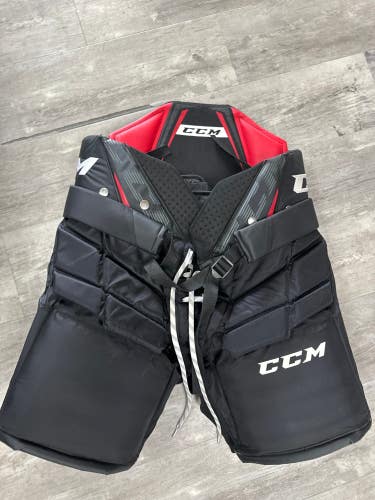 Black Used Senior Medium CCM Axis 1.9 Hockey Goalie Pants