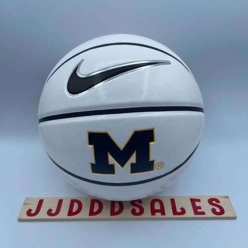 Nike Elite Championship Michigan University NCAA Game Ball Basketball 28.5” NEW