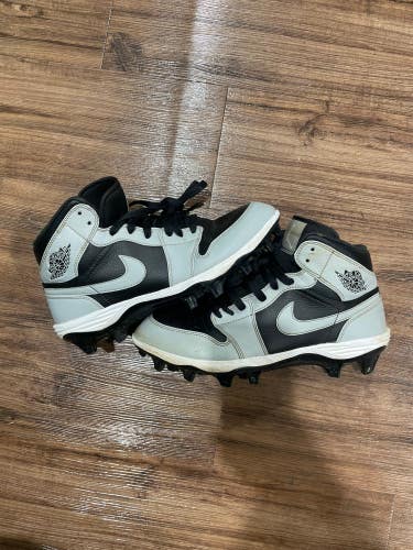 Used Men's 8.5 Jordan 1 Mid TD Cleat Shadow 2.0