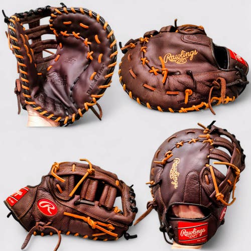 Rawlings Player Preferred PFBDCT 12.5" RHT First Base Mitt - Relaced and Ready!