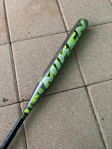 Gray Used Miken RevEx Bat (-8) Composite 26 oz 34"