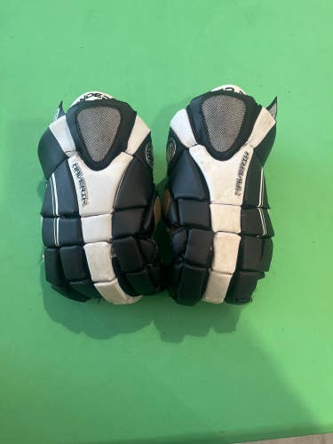 Black Used Maverik Wonderboy Lacrosse Gloves 12"