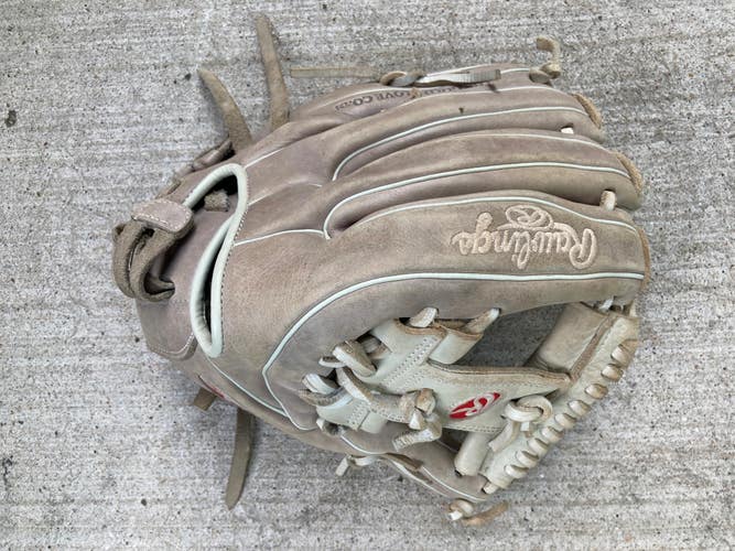 Used Rawlings Gg elite Right Hand Throw Infield Softball Glove 11.75"