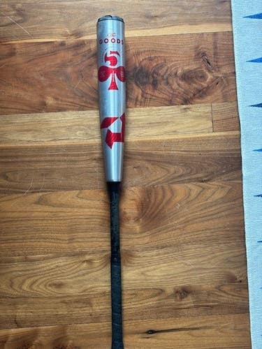 Used 2022 DeMarini The Goods USSSA Certified Bat (-5) Hybrid 27 oz 32"