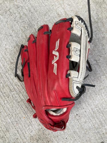 Red Used Other Right Hand Throw Infield Softball Glove 12"