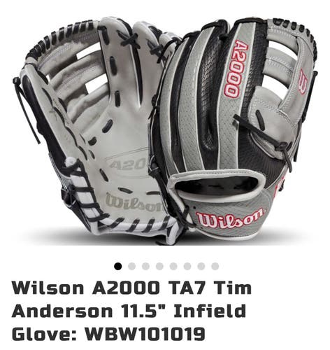 Wilson A2000 Baseball Glove RHT Tim Anderson Wdition
