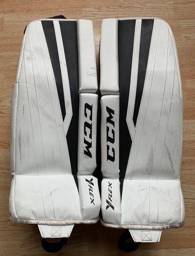 CCM YTFLEX Hockey Goalie Leg Pads Youth 24”