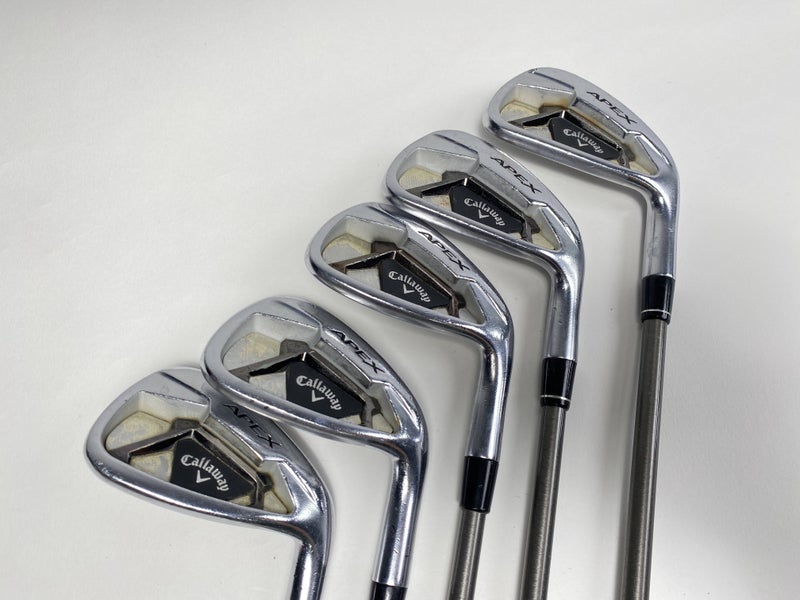 Callaway Apex 21 Iron Set 6-PW AeroTech SteelFiber FC80 F3 Regular Graphite RH