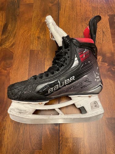 Used Junior Bauer Vapor X5 Pro Hockey Skates Extra Wide Width Size 3