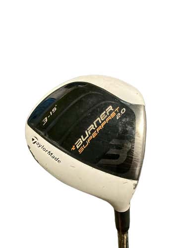 Used Taylormade Burner Superfast 2.0 3 Wood Senior Flex Graphite Shaft Fairway Woods